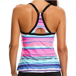 🏖 Racerback Tankini Top sz M